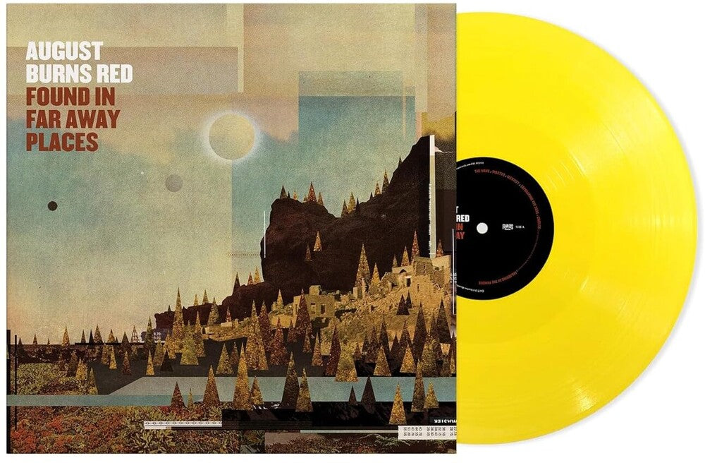 the album cover for August Burns Red - Found In Far Away Places [Canary Yellow LP]