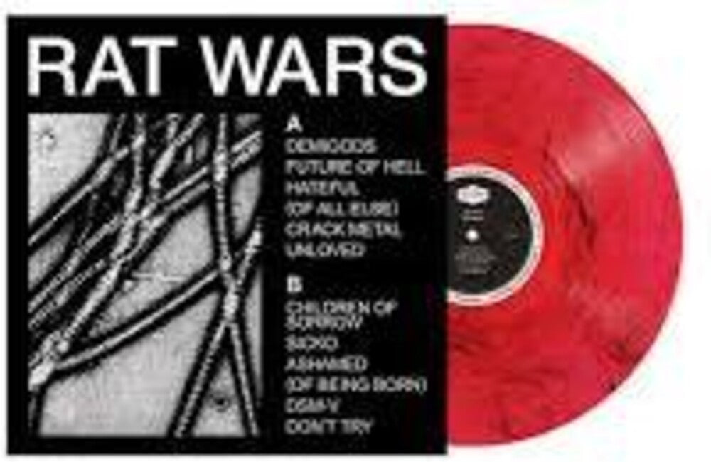 the album cover for HEALTH - Rat Wars [Red Smoke vinyl]