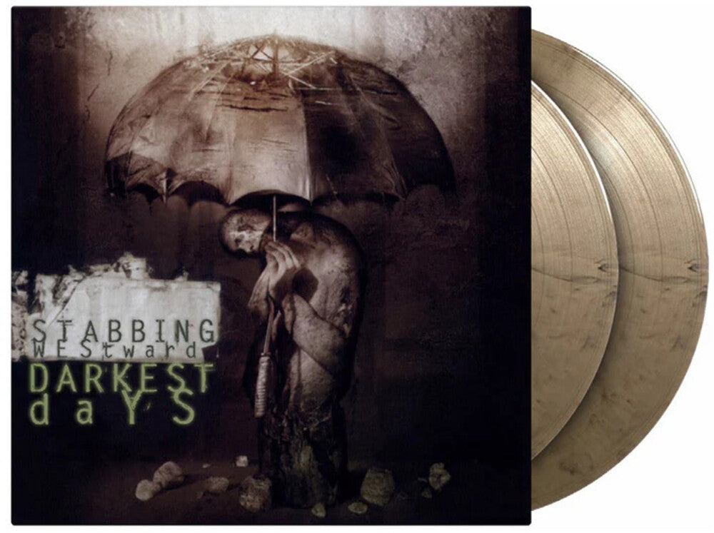 the album cover for Stabbing Westward - Darkest Days (Blk) [Colored Vinyl] (Gol) [Limited Edition] [180 Gram] (Hol)