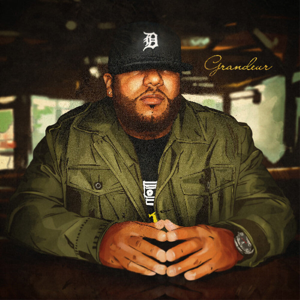 the album cover for Apollo Brown - Grandeur [Colored Vinyl] (Oliv) (Stic)