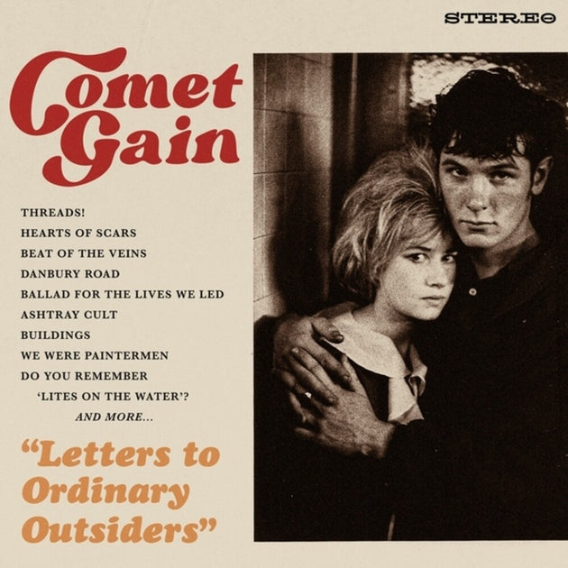 the album cover for Comet Gain - Letters To Ordinary Outsiders