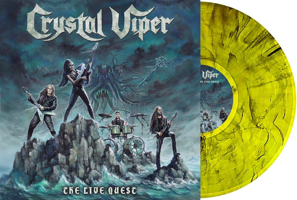 the album cover for Crystal Viper - Live Quest - Marble [Colored Vinyl] [Limited Edition]