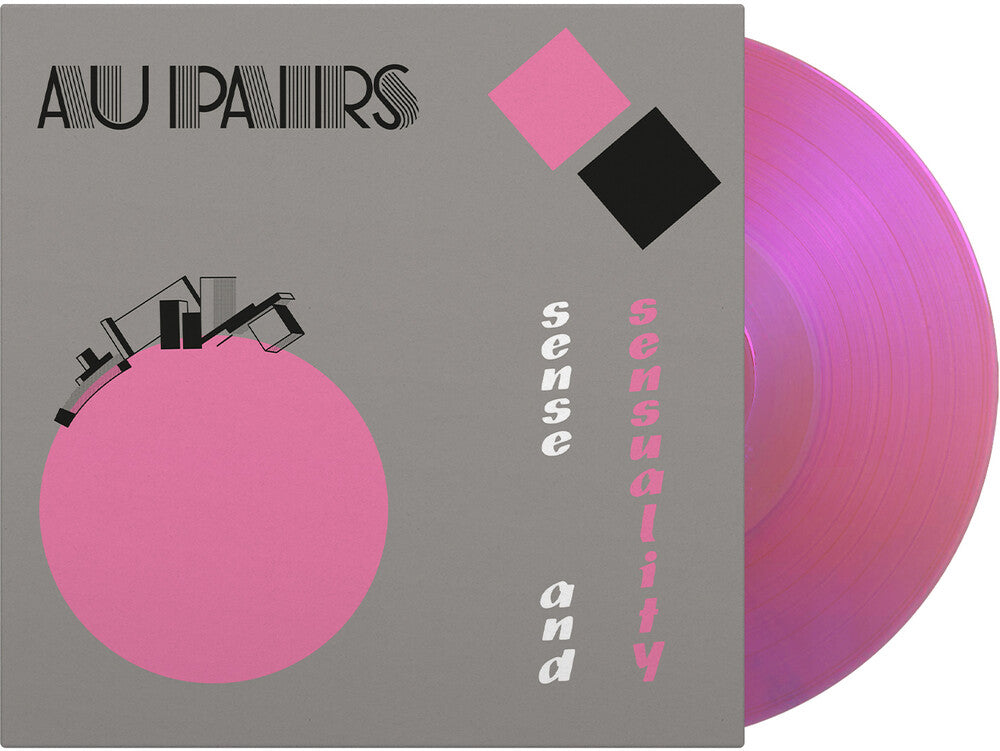 the album cover for Au Pairs - Sense & Sensuality [Colored Vinyl] [Limited Edition] (Mgta) [180 Gram] (Hol)
