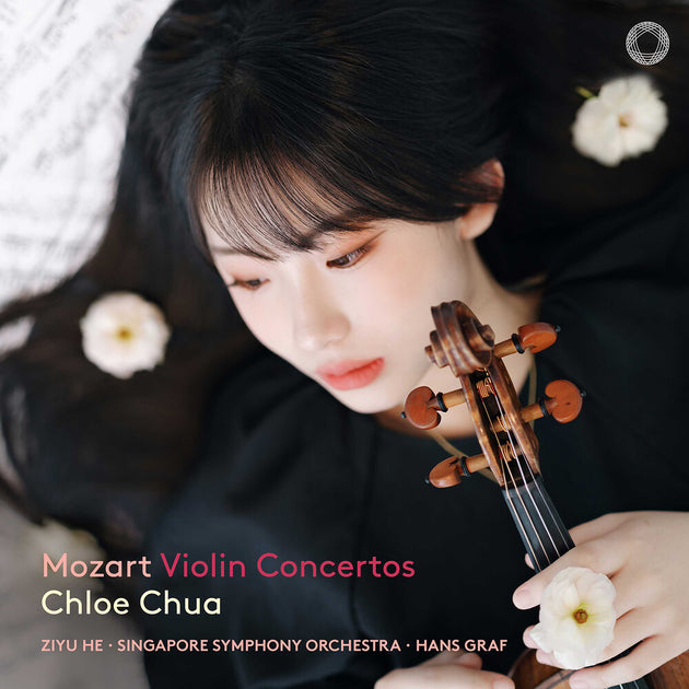 the album cover for Chloe Chua / Ziyu He - Mozart: Violin Concertos