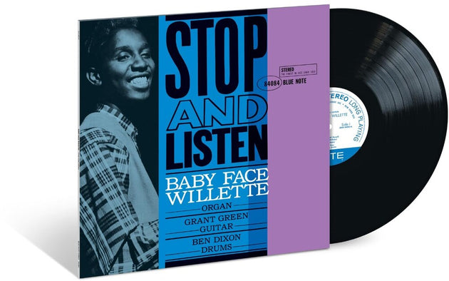 the album cover for Baby Face Willette - Stop And Listen (Blue Note Classic Vinyl Edition)