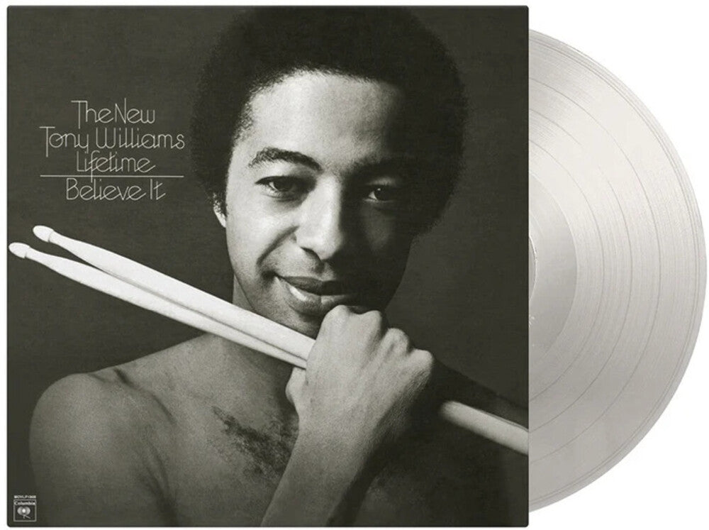 the album cover for Tony Williams  / Lifetime - Believe It [Clear Vinyl] [Limited Edition] [180 Gram] (Hol)
