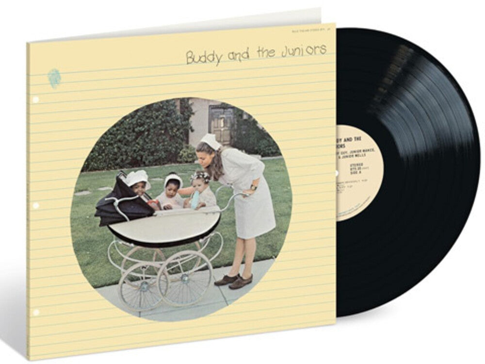the album cover for Buddy Guy  / Wells,Junior / Mance,Junior - Buddy And The Juniors [180 Gram]