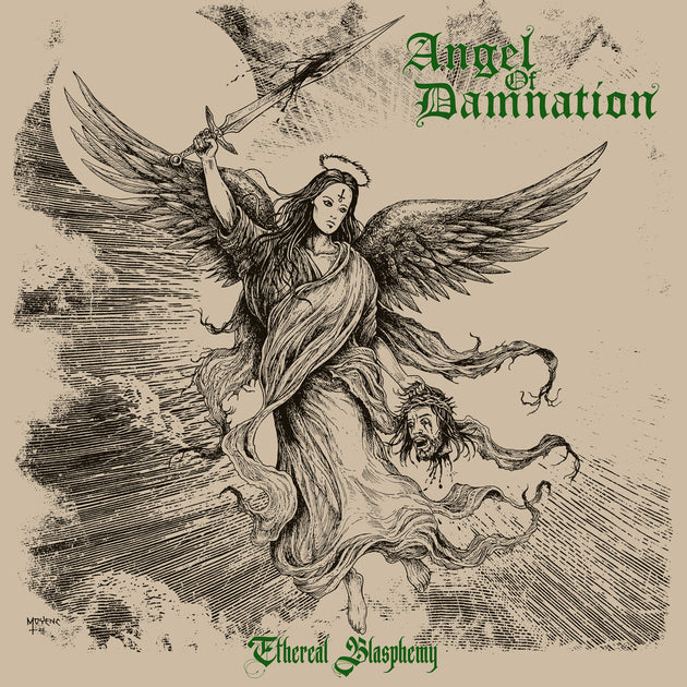 the album cover for Angel of Damnation - Ethereal Blasphemy