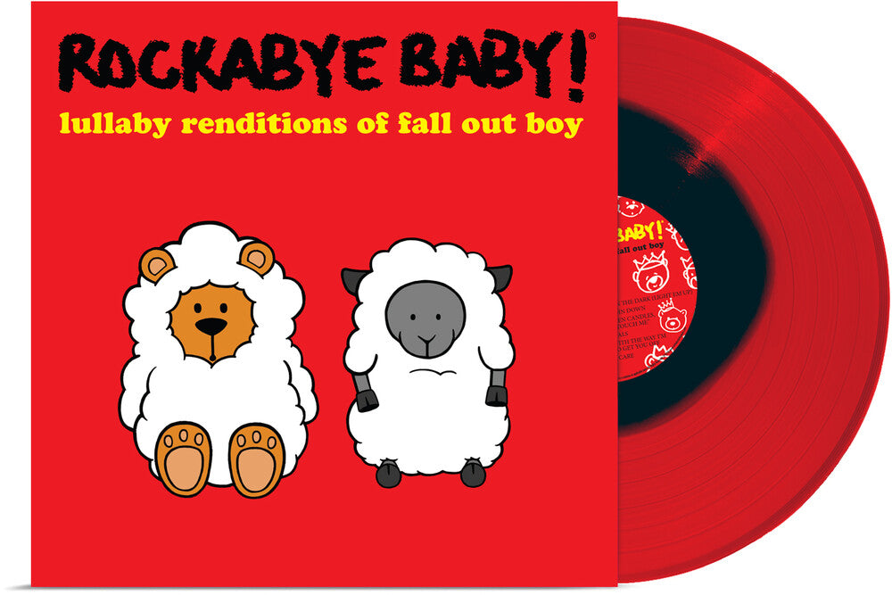 the album cover for Rockabye Baby! - Lullaby Renditions Of Fall Out Boy [Colored Vinyl]