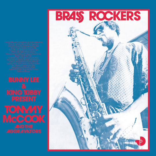 the album cover for Tommy Mccook - Brass Rockers [Colored Vinyl] [Limited Edition] (Ofgv) (Red) (Aniv)