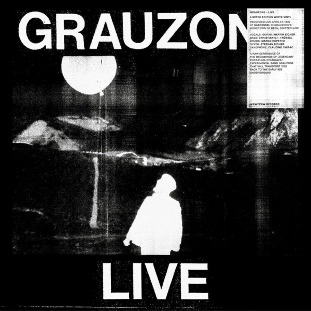 the album cover for Grauzone - Live