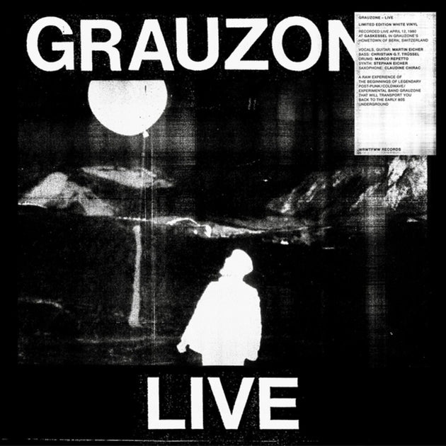 the album cover for Grauzone - Live