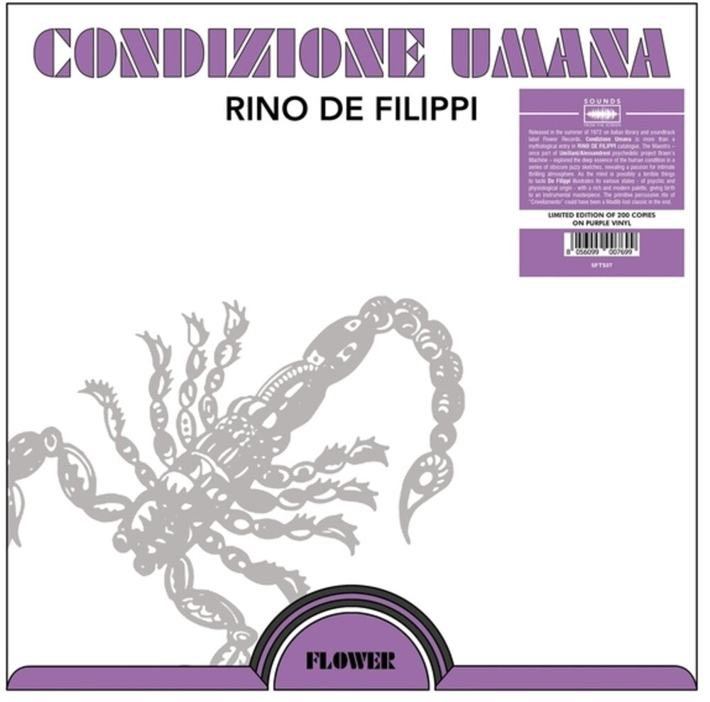 the album cover for De Rino Filippi - Condizione Umana [Colored Vinyl] (Purp)