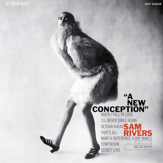 the album cover for Sam Rivers - New Conception (Blue Note Tone Poet Edition) [180 Gram]