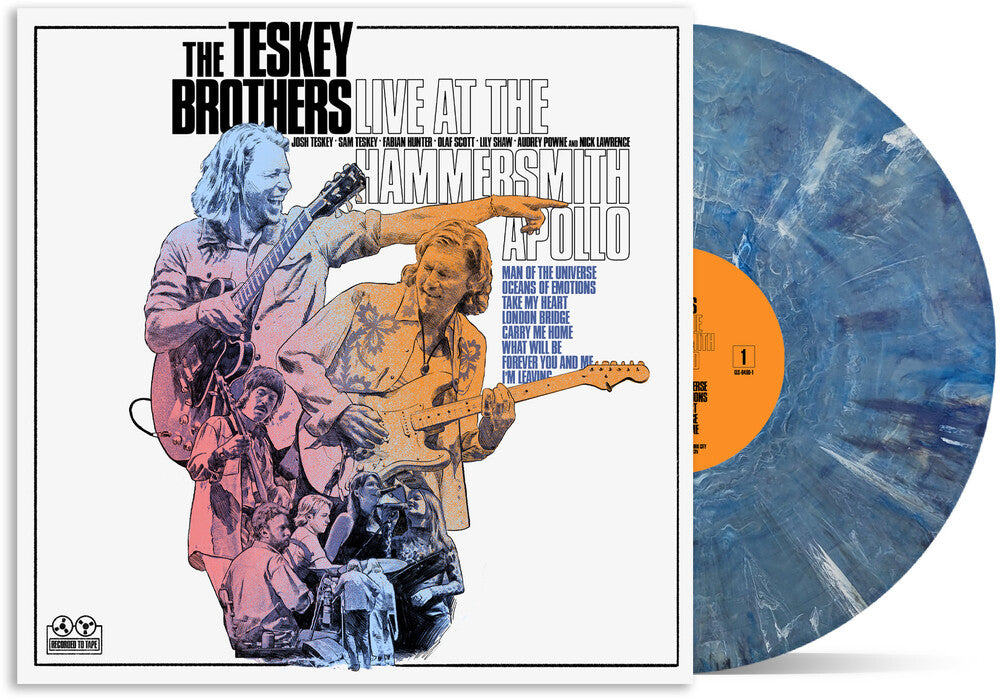 the album cover for The Teskey Brothers - Live At The Hammersmith Apollo [LP Huron Blue]