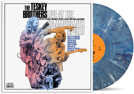the album cover for The Teskey Brothers - Live At The Hammersmith Apollo [LP Huron Blue]