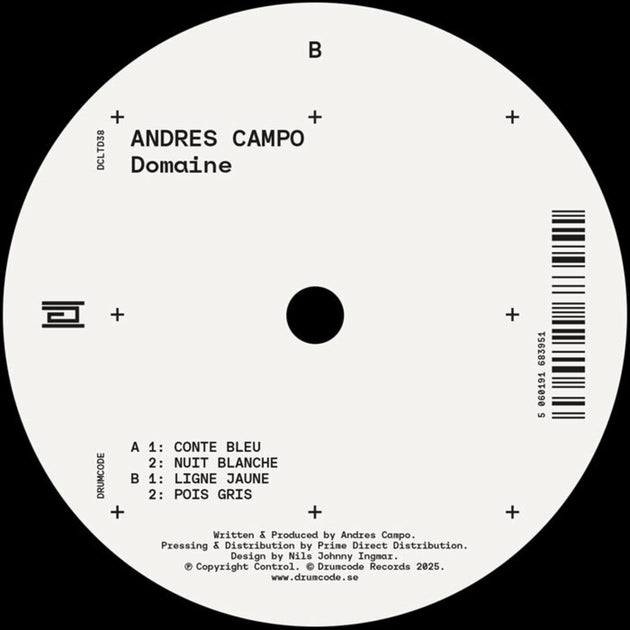 the album cover for Andres Campo - Domaine