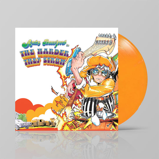 the album cover for Andy Bassford - Harder They Stum [Colored Vinyl] (Ofgv) (Org)