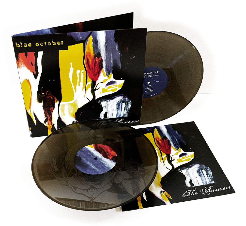 the album cover for Blue October - The Answers [2 LP Clear Black Vinyl]