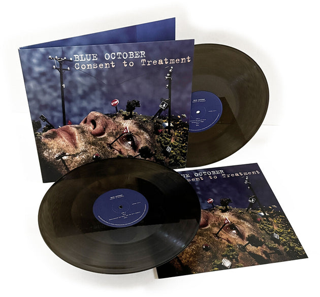 the album cover for Blue October - Consent To Treatment - [2 LP Clear Black]