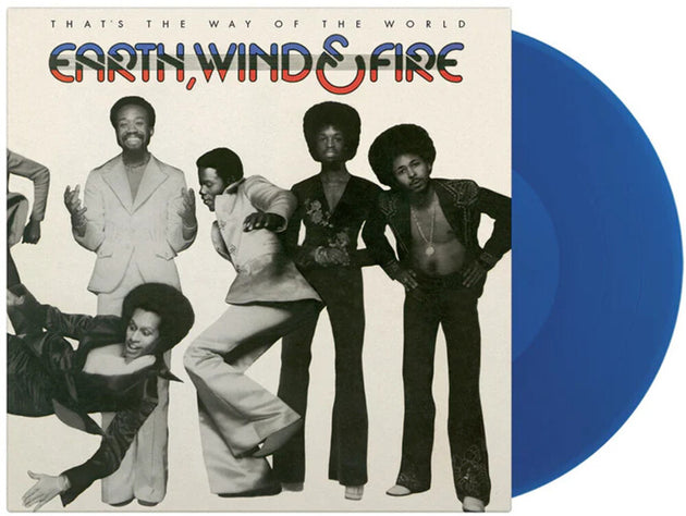 the album cover for Earth Wind & Fire - That's The Way Of The World [Colored Vinyl, Blue] (Gate)