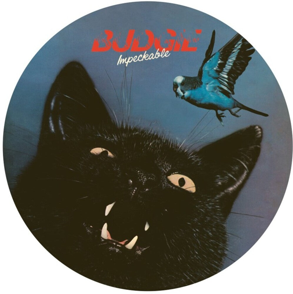 the album cover for Budgie - Impeckable - Picture Disc (Pict) (Uk)