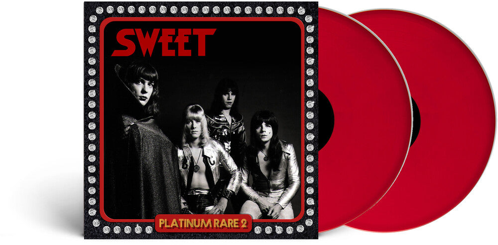 the album cover for Sweet - Platinum Rare 2 [Colored Vinyl] (Gate) [Limited Edition] (Red) [Reissue]