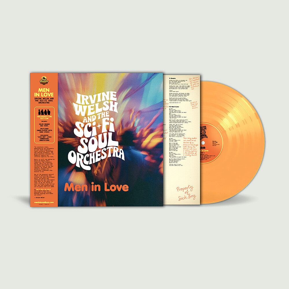the album cover for Welsh, Irvine - Men In Love - Solid Orange