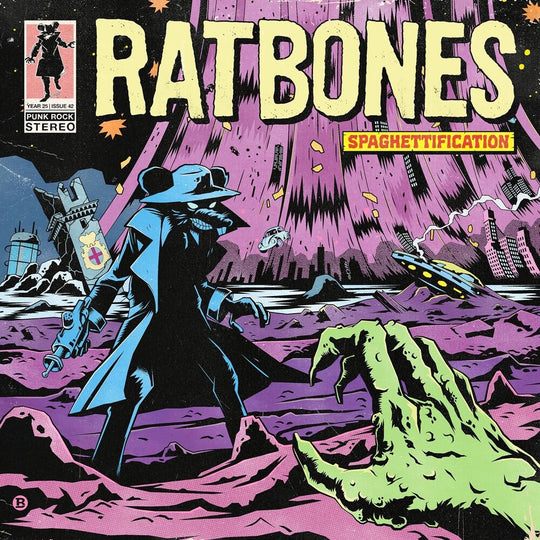 the album cover for Ratbones - Spaghettification