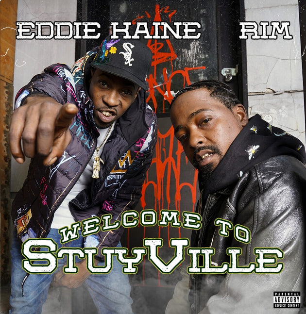 the album cover for Eddie Kaine  / Rim - Welcome To Stuyville