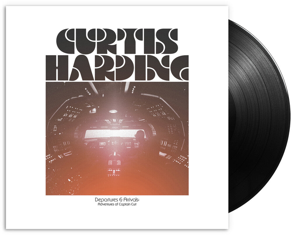 the album cover for Curtis Harding - Departures & Arrivals: Adventures Of Captain Curt
