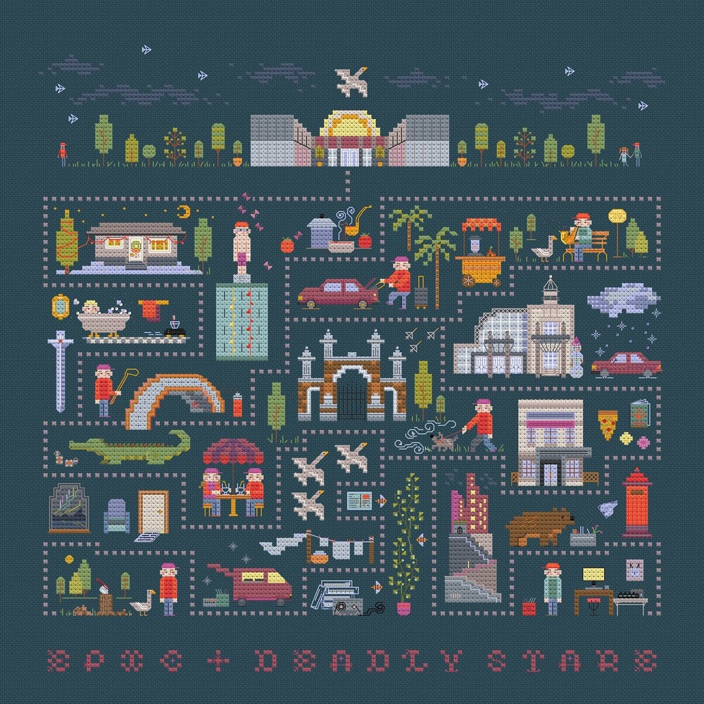 the album cover for Epic / Deadly Stare - A Library Called Calder (Ofgv) [Download Included]