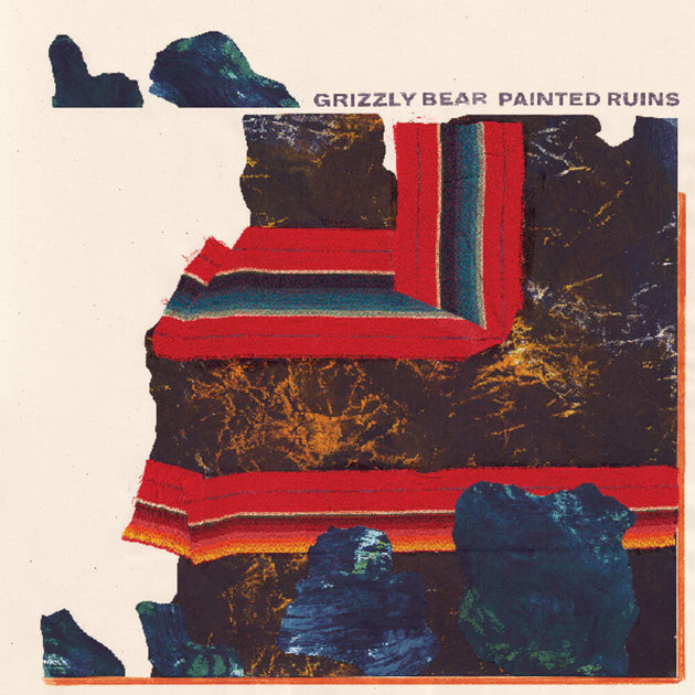 the album cover for Grizzly Bear - Painted Ruins [Colored Vinyl] (Gate) (Red)