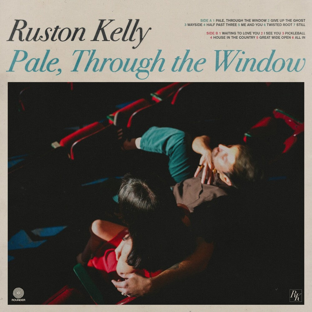 the album cover for Ruston Kelly - Pale, Through the Window [&quot;Supersonic Blue&quot; vinyl]