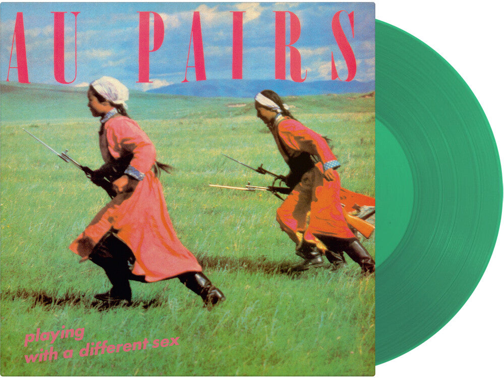 the album cover for Au Pairs - Playing With A Different Kind Of Sex [Colored Vinyl] (Grn)