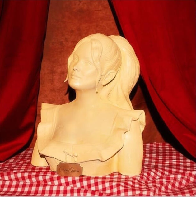 the album cover for Hailey Whitters - Corn Queen (Blue) [Colored Vinyl]