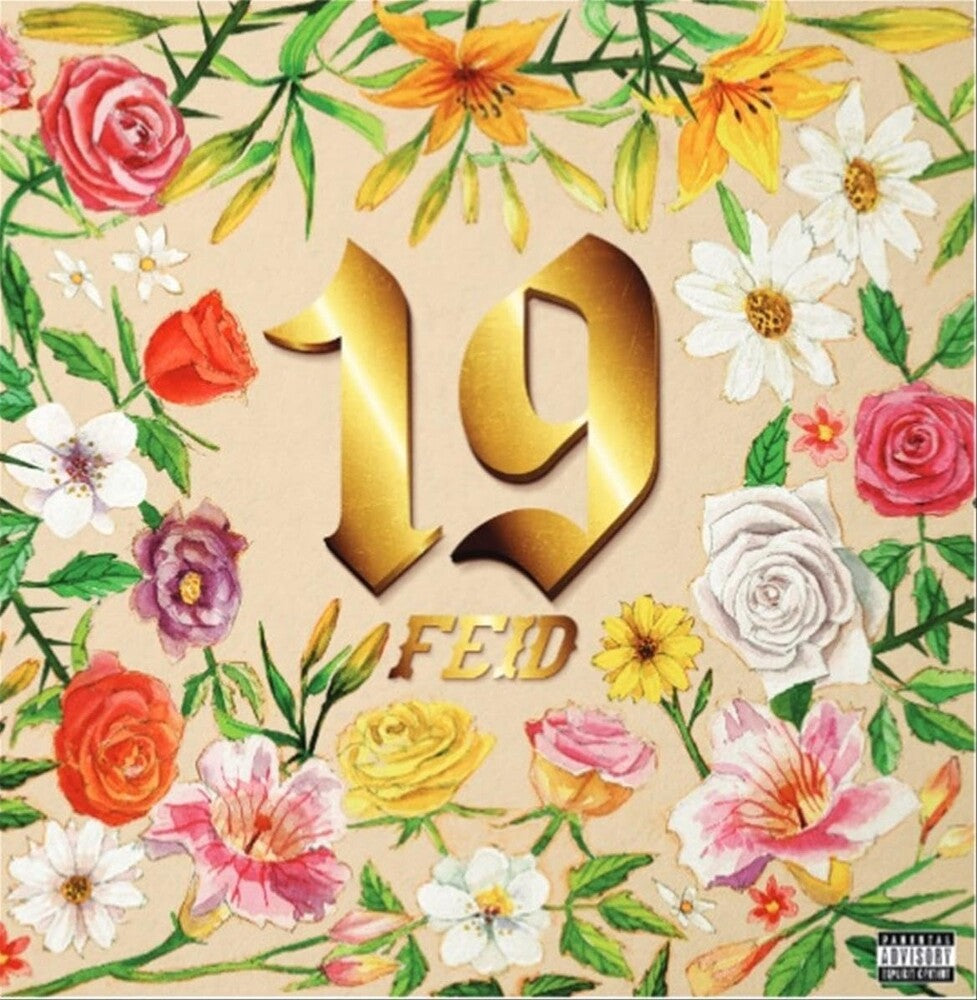 the album cover for Feid - 19 (Spa)