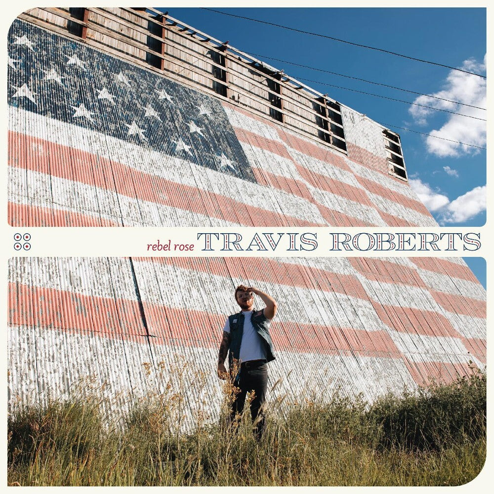 the album cover for Travis Roberts - Rebel Rose [Red LP]