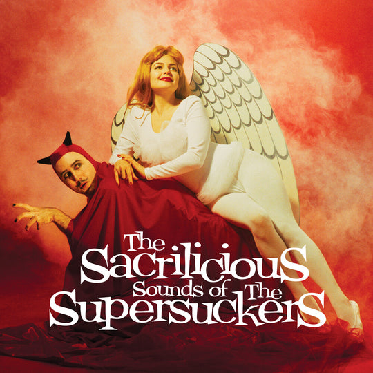 the album cover for Supersuckers - Sacrilicious Sounds Of [Colored Vinyl] (Red)