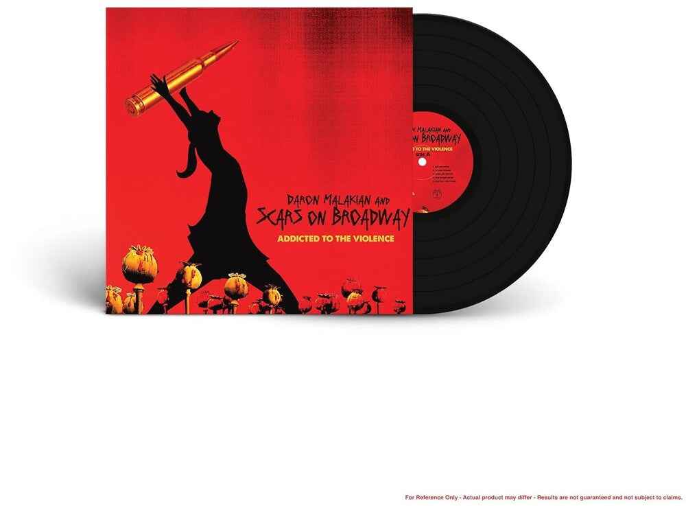 the album cover for Daron Malakian and Scars On Broadway  - Addicted To Violence [Black Vinyl]
