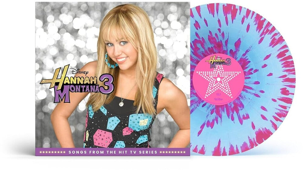 the album cover for Hannah Montana 3 / O.S.T. (Colv) (Pnk) (Spla) - Hannah Montana 3 / O.S.T. [Colored Vinyl] (Pnk) (Spla)