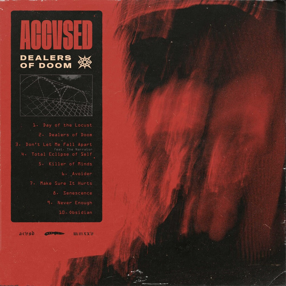 the album cover for Accvsed - Dealers Of Doom (Blk) [Colored Vinyl] [Limited Edition] (Red)