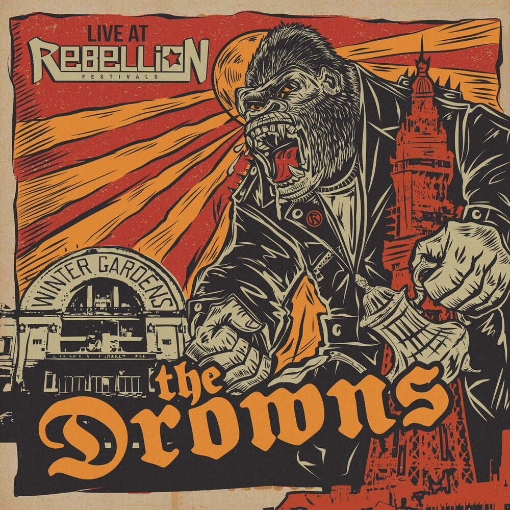 the album cover for Drowns - Live At Rebellion