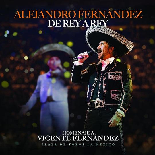 the album cover for Alejandro Fernandez - De Rey A Rey