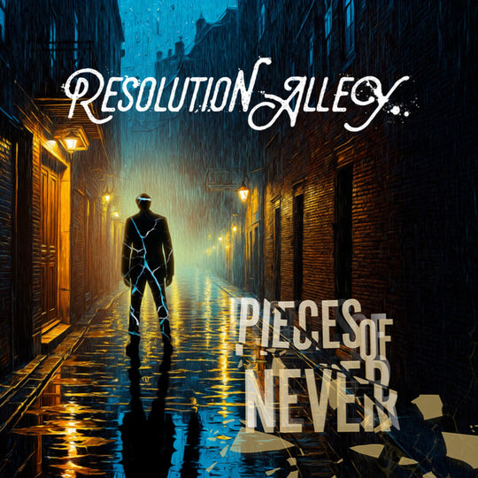 the album cover for Resolution Alley - Pieces Of Never