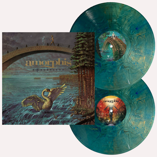 the album cover for Amorphis - Borderland (Blue) (Bonus Tracks) [Colored Vinyl] (Grn)