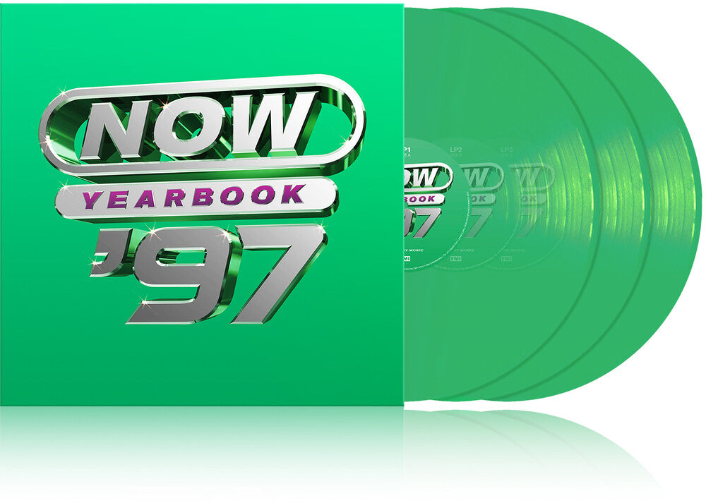 the album cover for Various Artists (NOW 1997) - Now Yearbook 1997 [Colored Vinyl, Green]