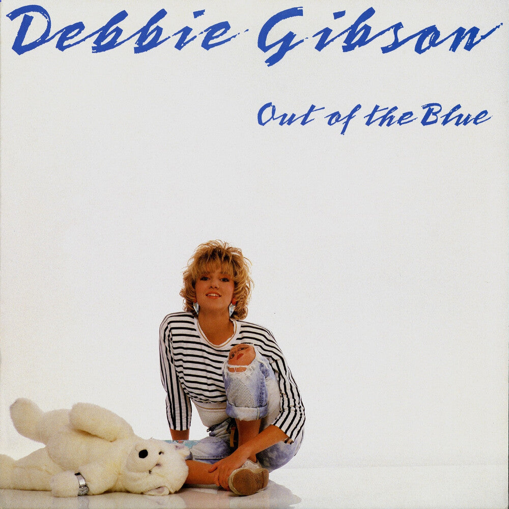 the album cover for Debbie Gibson - Out Of The Blue (Blue) [Colored Vinyl] [Limited Edition] (Phot) (Auto)