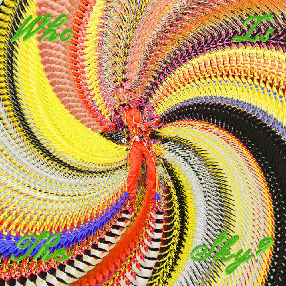 the album cover for David Byrne - Who Is The Sky [Indie Exclusive Green Colored Vinyl]