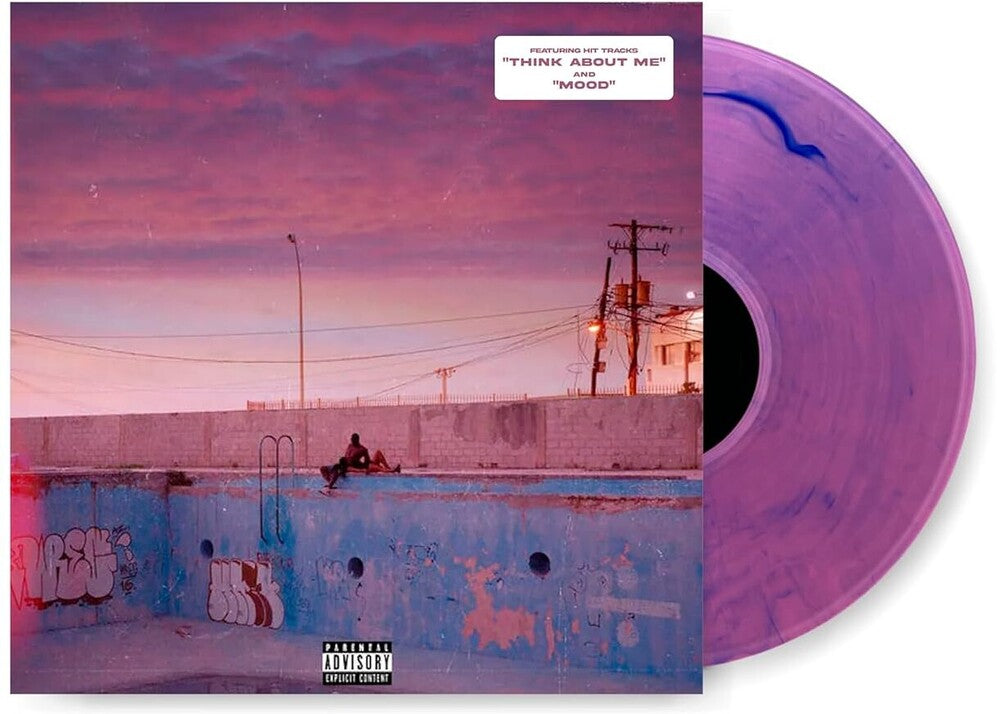 the album cover for dvsn - Morning After [2LP translucent pink mixed with blue]